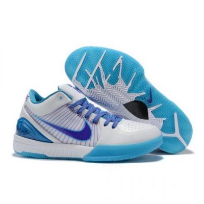 Nike Erkek Zoom Kobe 4 Protro Beyaz / Mavi Basketbol Ayakkabısı Türkiye - FQ9TGX1W